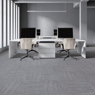 Gewerbliche Büroräume Hotel Fußboden Waschbar Moderne Geometrische Nylon PE Backed Teppichfliesen