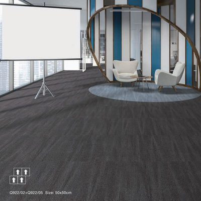Gewerbliche Büroräume Hotel Fußboden Waschbar Moderne Geometrische Nylon PE Backed Teppichfliesen