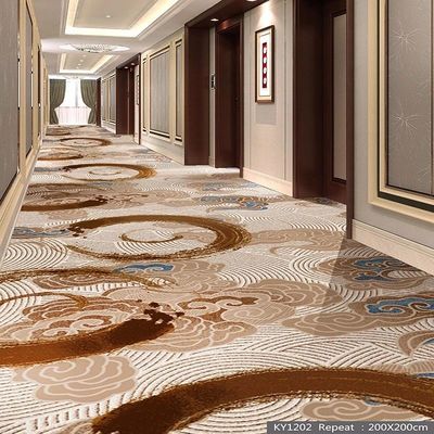 Maschinell gewebter Teppich mit geschnittenem Stapel Bau in Luxus 5-Sterne-Hotel Lobby-Halle