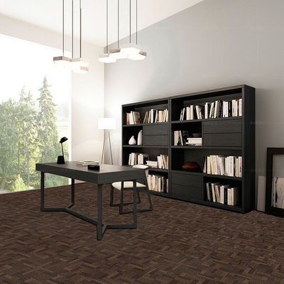 Quadratische Schleife PVC Teppichfliesen für Büro und Zuhause 100%Polypropylen Material