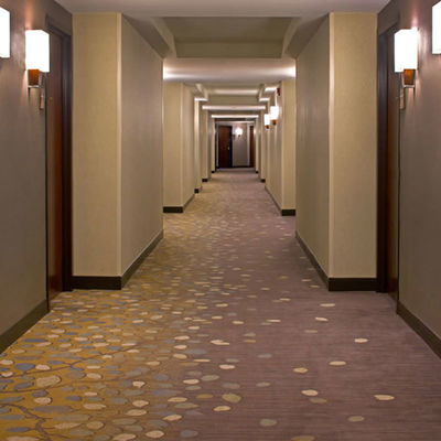 Bankettsaal und Ausstellung Schönes Bohemian Nylon Hotelteppich mit Baumwollunterlage