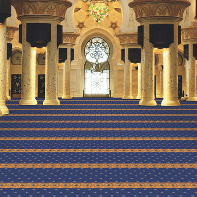 Restaurant Moschee Gebet Teppich mit Jute / PP Rücken und kundenspezifische Muster 4 * 25 M Roll