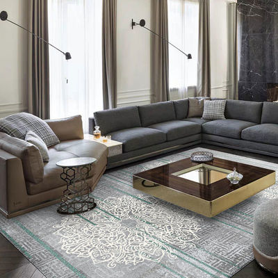 10 mm Pfahlhöhe Seeland Wolle Teppiche Abstraktes Muster Handtufted für Haus Hotel Küche