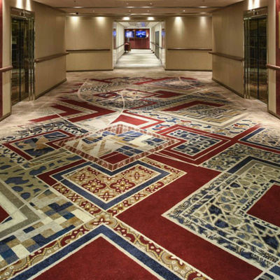 Hotel-Stil Polyamid Teppich Weichgeflügelte Rollen für Innen-/Außen Superior und Design