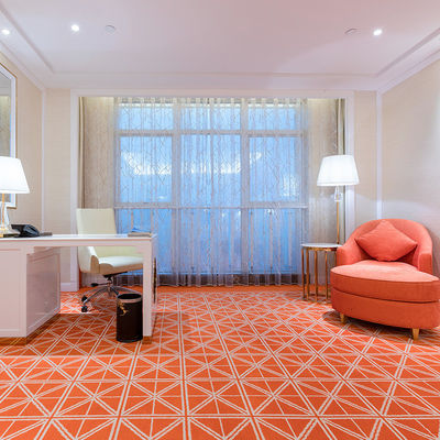 Rote Teppich Axminster Custom Wool/Nylon/PP Tufted Teppich für Hotelzimmer Wohnzimmer