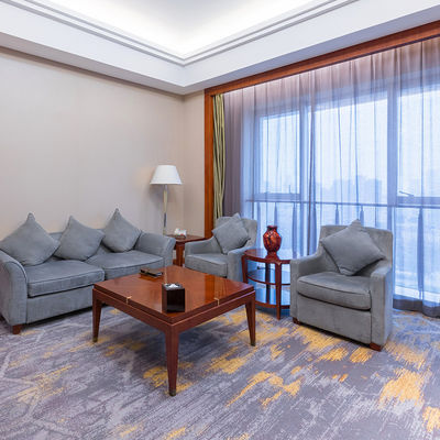 Tufted Luxus Moderne Wand-zu-Wand-Teppich für Hotelzimmer feuerdicht gedruckte Salon-Teppich