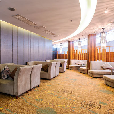 Tufted Luxus Moderne Wand-zu-Wand-Teppich für Hotelzimmer feuerdicht gedruckte Salon-Teppich