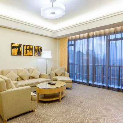 Tufted Luxus Moderne Wand-zu-Wand-Teppich für Hotelzimmer feuerdicht gedruckte Salon-Teppich