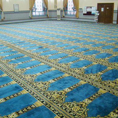 Rechteckige Form Flauschiger Teppich Custom Moschee Teppich Für Wohnzimmer Mittlere Stapelhöhe