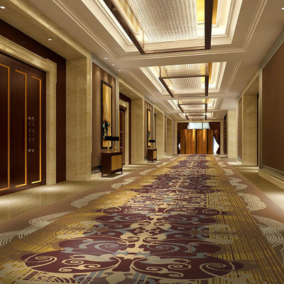 Loop Pile Alfombra Axminster Runner Teppich für 5 Sterne Hotel Bankettsaal Bodenbelag