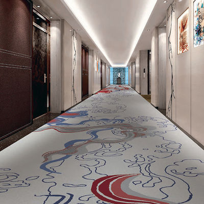 Custom Made Nylon Druckteppiche für kommerzielle Treppenteppiche in 5-Sterne-Hotels
