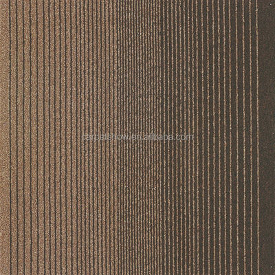 6 Farben Maschine Tufted Loop Pile Nylon Schalldichtem Teppichfliese mit abstraktem Muster