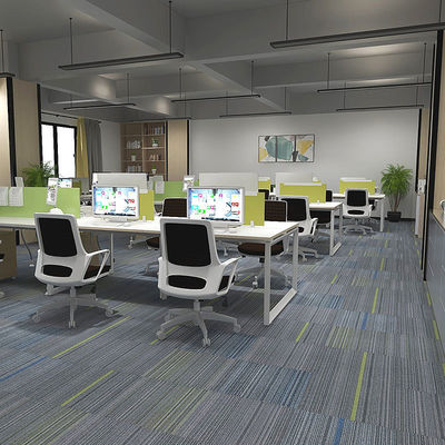 Moderner Stil 600x600 Quadrat PVC Teppichfliesen mit maschinell gefertigtem Design
