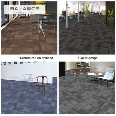 Modulare Teppichfliesen mit PVC-Hintergrund und wasserdichtem Material