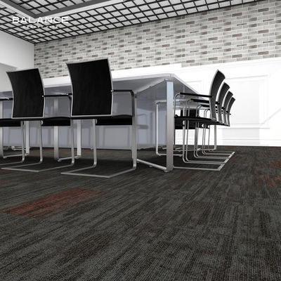 Custom Plain Loop Pile Modular PVC Teppich für moderne Muster in Geschäftsräumen