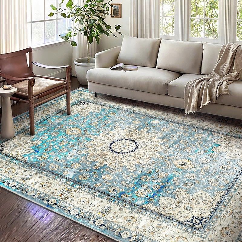 Home Dekoration Modische Vintage Wohnzimmer Teppich Großer Weichwaschteppich