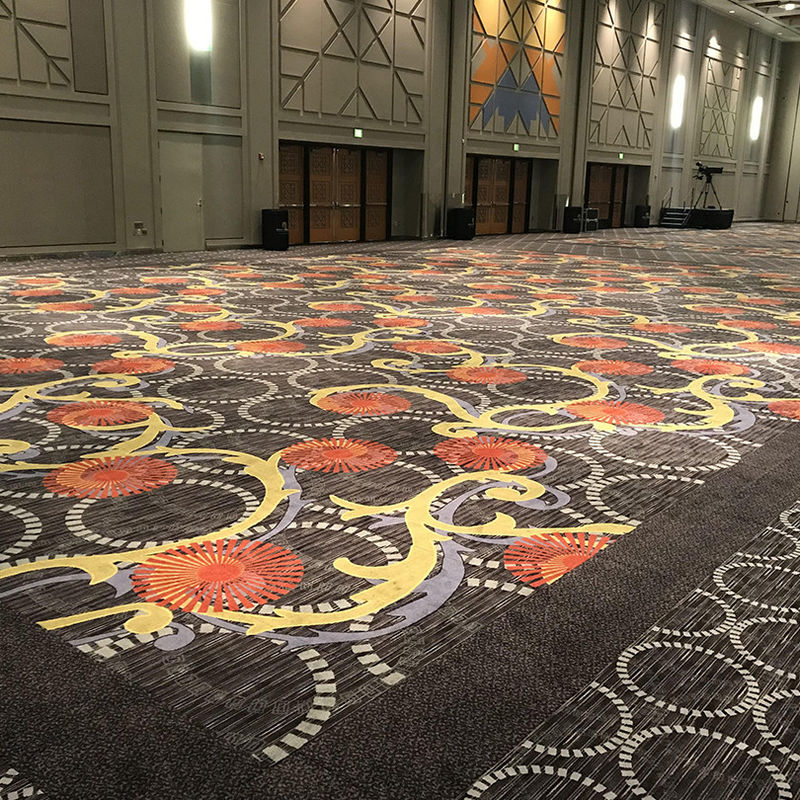 Feuerschutz-Funktion Wand zu Wand Korridor Teppich für Luxus-Hotel Lobby