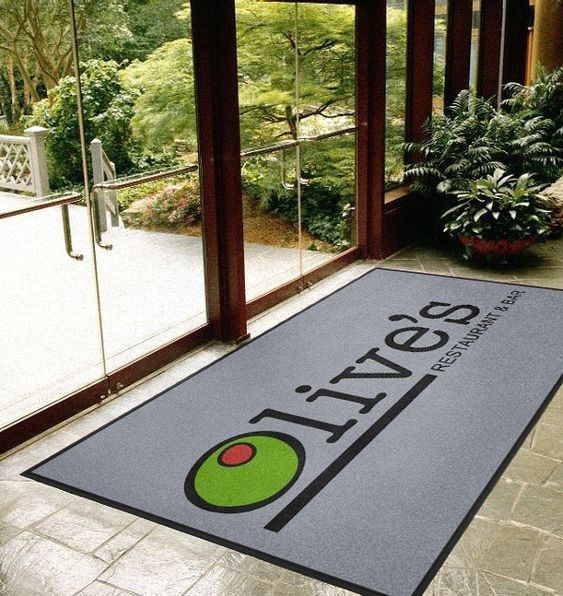 Home Dekoration Rechteck Custom Teppich Druck Logo Türmats für den Innen-Außen-Eingang