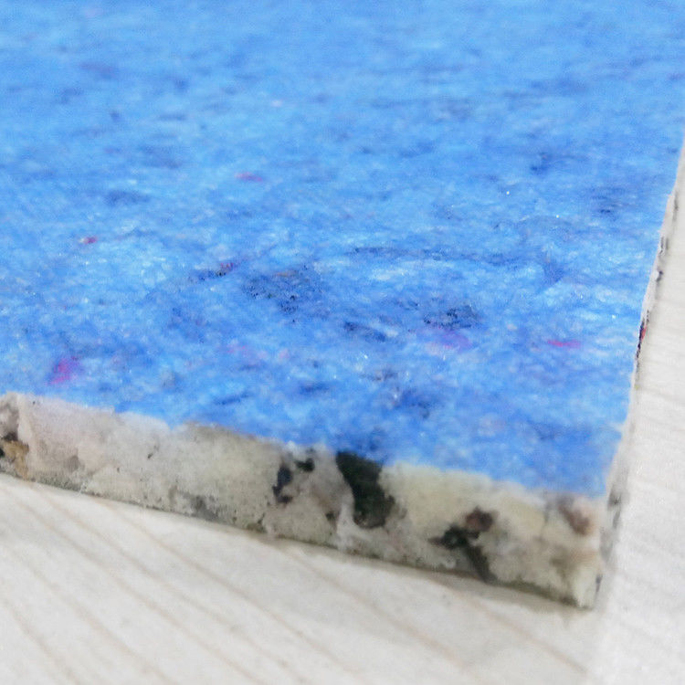 70-130 kg/m3 Dichte Blaue Flammschutzfoam Teppichunterlage für Home Hotel Office