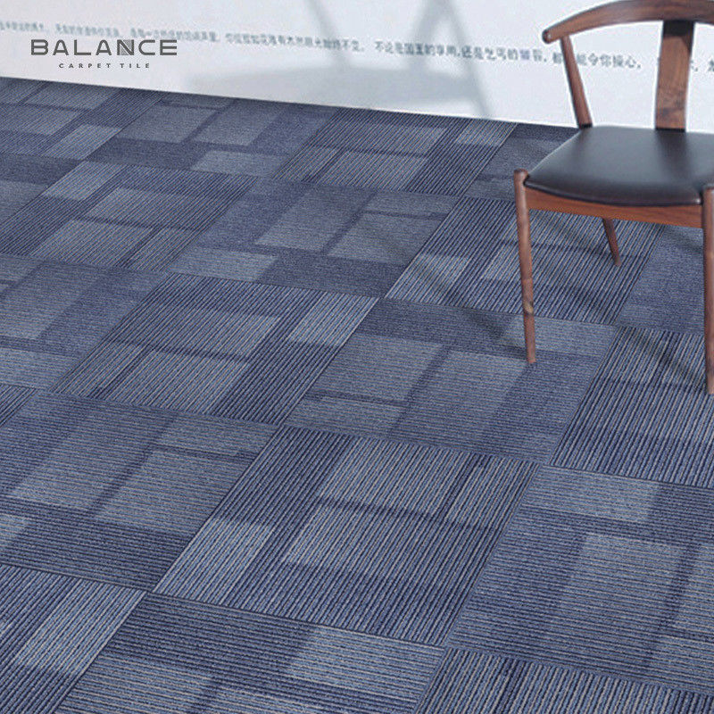 Gewerbezimmer Farbenfrohe Nylon-PP-Büroteppichte mit PVC-Hintergrundmaterial
