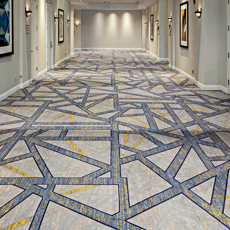 Plüsch-Hotel-Zimmerteppich im modernen Stil mit handgefülltem Tuft für Wand-zu-Wand-Installation