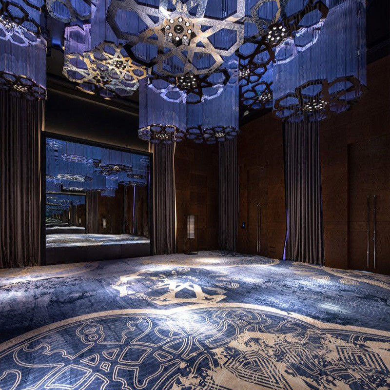 Antimikrobielle Handtufted Wolle Seidenteppich für Flur Innen in Luxus-Hotel Dekoration