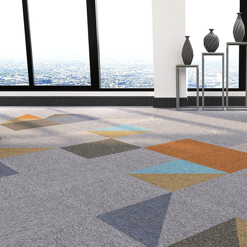 50x50 Commercial Wall Carpet Fliesen mit angepasster Farbe und rutschfeste PVC-Hintergrund