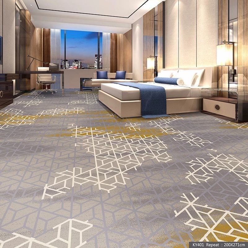Maschinell gewebter Teppich mit geschnittenem Stapel Bau in Luxus 5-Sterne-Hotel Lobby-Halle