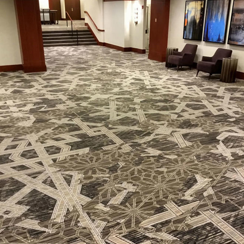 Jute- oder PP-Backing-Moquette-Teppiche für 5 Sterne-Hotels Ballsaal-Broadloom-Teppich
