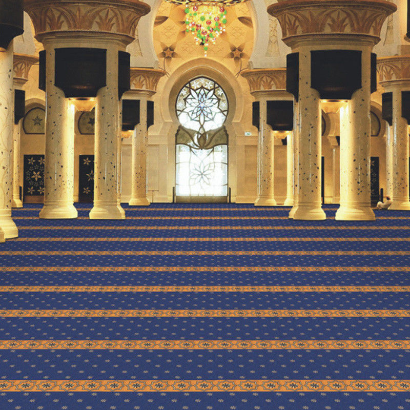 Restaurant Moschee Gebet Teppich mit Jute / PP Rücken und kundenspezifische Muster 4 * 25 M Roll