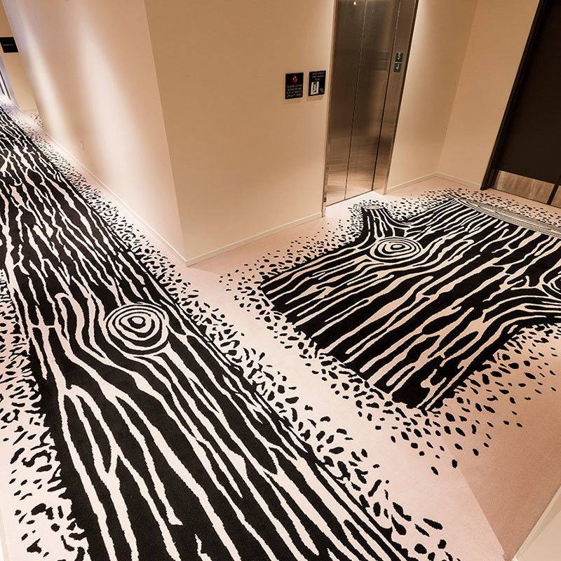 Luxuriöse Blumenmuster Wand zu Wand Casino Teppich AX-CC Serie Für modernes Wohnzimmer