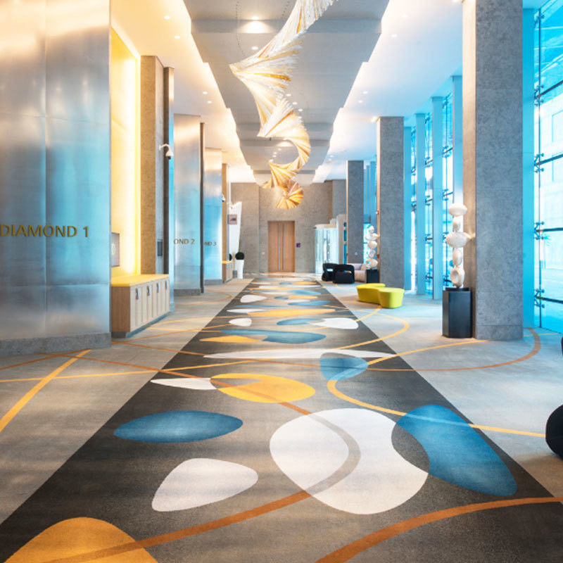 Moderner Stil erschwingliche Axminster Teppiche Sala Bodenbelag Alfombra für Bankettsäle
