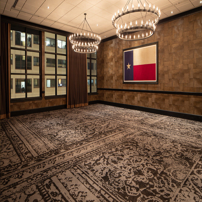 Mittlerer Stapel Wand-zu-Wand-Teppich für End-Hotel Bankettsaal Stapelgewicht 1000g-2606g/m2