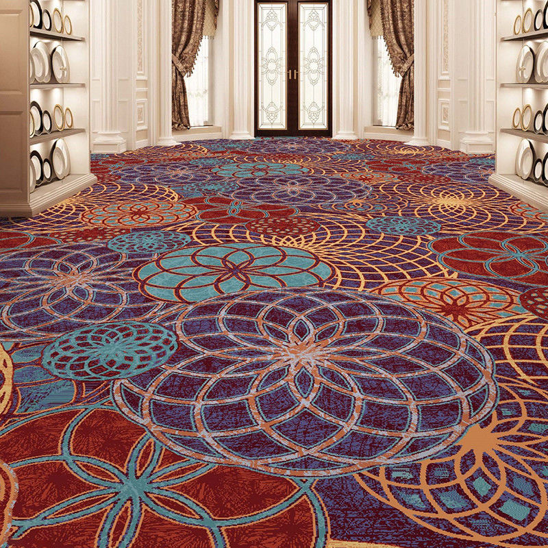 Gewerblicher Wollteppich für 5-Sterne-Hotelzimmer Modernes Design Luxus-Hotelteppich Roll