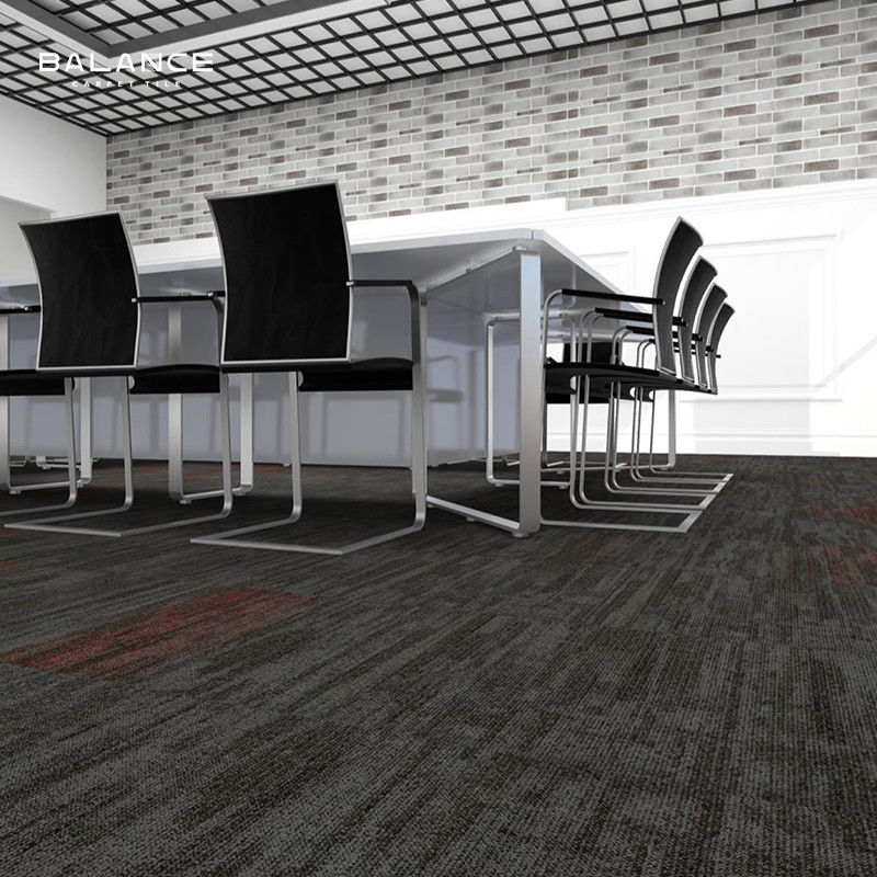 Custom Plain Loop Pile Modular PVC Teppich für moderne Muster in Geschäftsräumen